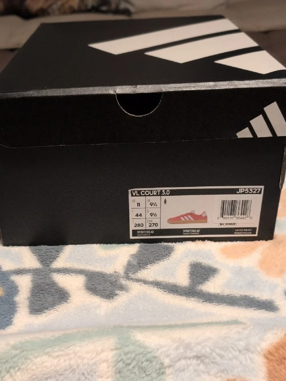 adidas Women’s Coral Pink Suede Sneakers with White Stripes